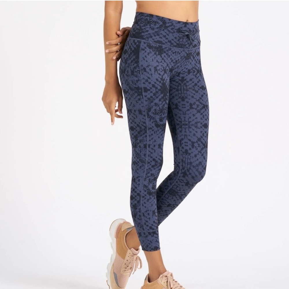 Vuori Daily Leggings Ocean Shibori - Rare Color - Like New!